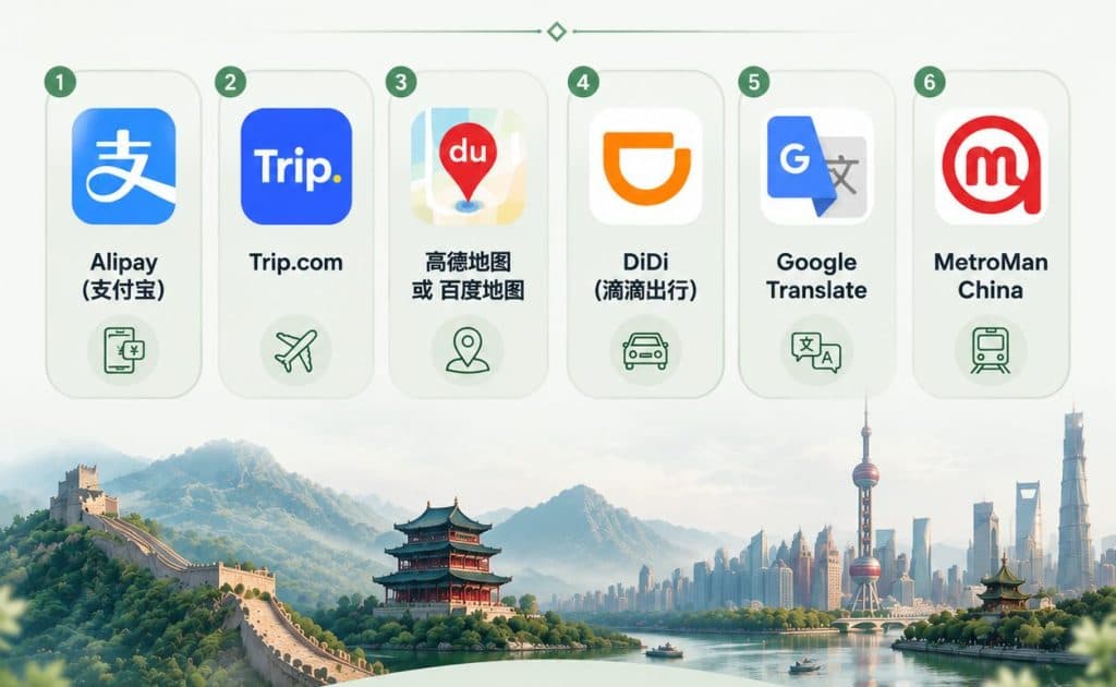 Aplicaciones de transporte en China que debes tener