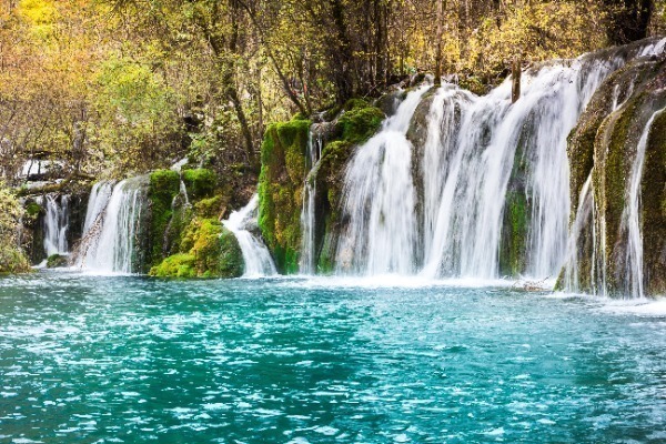 Waterfalls in Jiuzhaigou