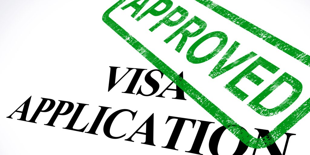 A image symbolizes that a Visa Application has been Approved